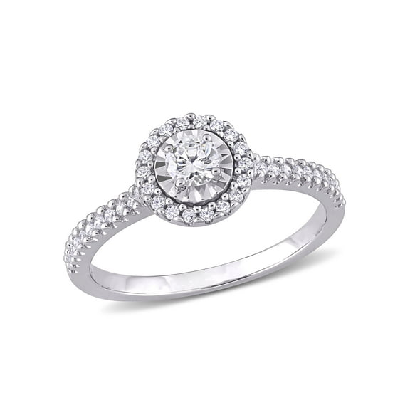 Everly Women's Diamond 10K White Gold Engagement Ring