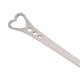 thumbnail image 2 of 2Pcs Dessert Spoons Stainless Steel Heart Shaped Design Durable Anticorrosion Ergonomic Handle Widely Used Coffee SpoonsSilver, 2 of 3