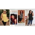 thumbnail image 6 of OutfitShow Women Plus Size Blouse, Casual V Neck Sleeveless Shirt Pleated Button Tunic Top, 6 of 7