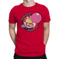 thumbnail image 2 of Officially Licensed What's Poppin' Vintage Bubble Gum Cartoon Men's T-shirt, 2 of 3