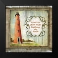 thumbnail image 2 of Beth Anne Creative 20x20 Black Modern Framed Museum Art Print Titled - Florida Lighthouse VIII, 2 of 5