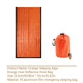 thumbnail image 2 of Saco de dormir de emergencia térmico impermeable Saco vivac Manta de supervivencia (Amarillo B) Likrtyny Para Estrenar, 2 of 3