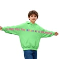 thumbnail image 4 of Ulanda I Love You This Much Kids Hoodies Teens Girls Boys Valentine's Day Cute Graphic Sweatshirt Letter Prints Hoodies Gift (Green, 3-4 Years), 4 of 6
