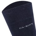 thumbnail image 3 of Camano Unisex Socks - Walk Socks, Single-Coloured, Pack Of 8 Navy 35-38 (Uk 2,5-5), 3 of 4