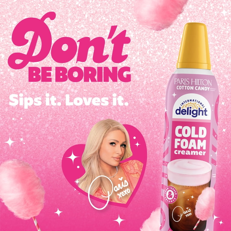 International Delight Paris Hilton Cotton Candy Cold Foam Coffee