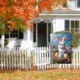 thumbnail image 6 of Cartoon Washable Yard Flag for Front Door Outdoor Lawn Backyard Yard Deco Flowers Colorful Vivid Versatile Camper Decorations 28x40 Inches Easter Eggs Cute Durable Garden Flags, 6 of 6