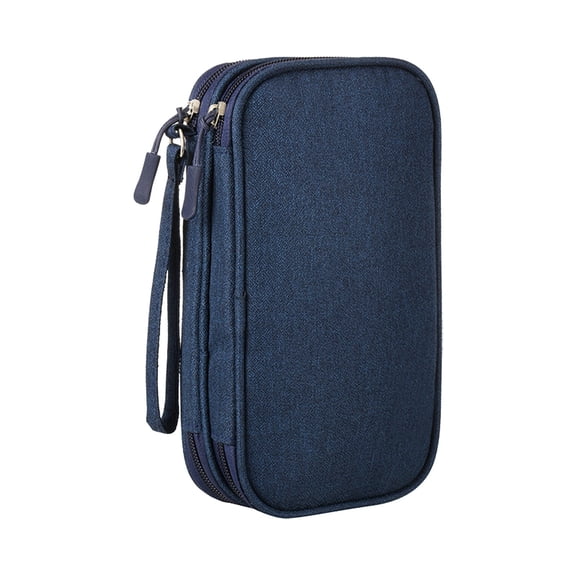 Aetherz Travel Cable Organizer Pouch, Electronic Accessories Carry Case Portable Waterproof Double Layers All-In-One Storage Bag for Cord, Charger, Phone, Earphone