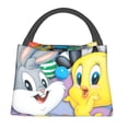 thumbnail image 2 of Looney Tunes Characters Portable Lunch Bags Insulation Lunchbag Thermal Bento Bag Lunch Box Reusable Picnic Bag Snack Bag Ice Bag, 2 of 9