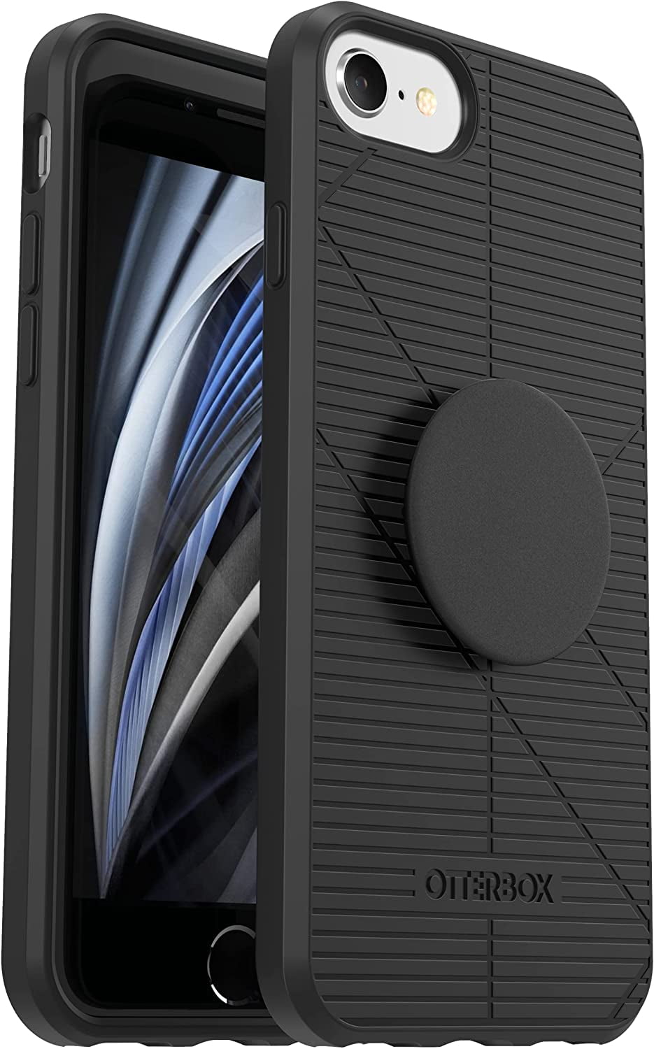 Otterbox Pop Case For Iphone Se 8 7 6s 6 Black Walmart Com