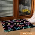 thumbnail image 2 of Rainbow Butterflies Doormat, Indoor Outdoor Decor Patio Mats Entrance Door Mats Non-Slip Outside Inside Floor Mat Rugs for Home Decor 17x30 Inch，House Warming Gift, 2 of 6