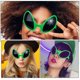 thumbnail image 3 of 2pcs Alien Glasses Plastic Sunglasses and Alien Boppers Antenna Headband for Fancy Dress Party and Halloween Decoration, 3 of 3