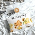 thumbnail image 5 of Sikiie Hello Spring Sunflower Gnomes Pillow Covers, Throw Pillow Case Cushion Covers,Cushion for Bedroom,Couch,Home-14"x20", 5 of 6