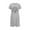 Gray, variant on Tnhcen Women's Plus Size Halloween Sleepdress Ghost Print Short Nightgown Milk Silk Double-Sided Fleece 3XL-5XL Comfortable Holiday Sleepwear