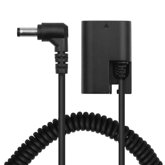 Andoer LP-E6 Dummy Battery Pack DC Coupler Connector Spring Cable Battery Replacement for Canon 5D2 5D3 5D4 6D 6D2 60D 7D 7D2 70D 80D 5DSR Cameras