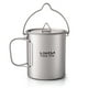 thumbnail image 1 of Copa de titanio Olla de titanio ultraligera de 750 ml Taza de agua de titanio portátil con tapa y as Lixada Copa de titanio, 1 of 7