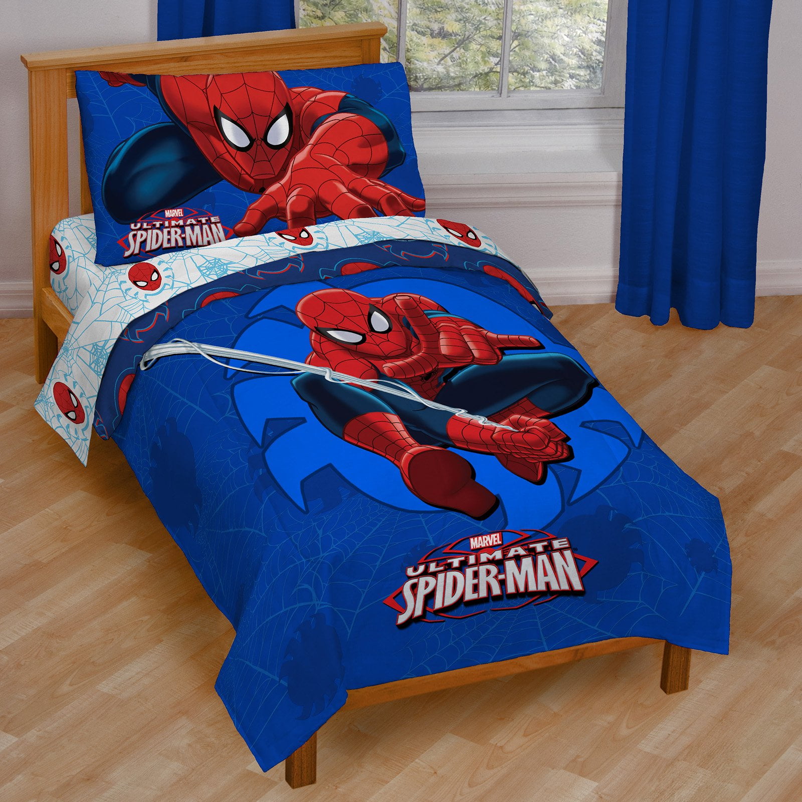 spiderman cot bed set