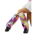 thumbnail image 4 of Faithtur Women's Anti-Slip Leg Warmers, Solid Color/Multi-Color Thicken Socks, Windproof Legs Protector, 4 of 9