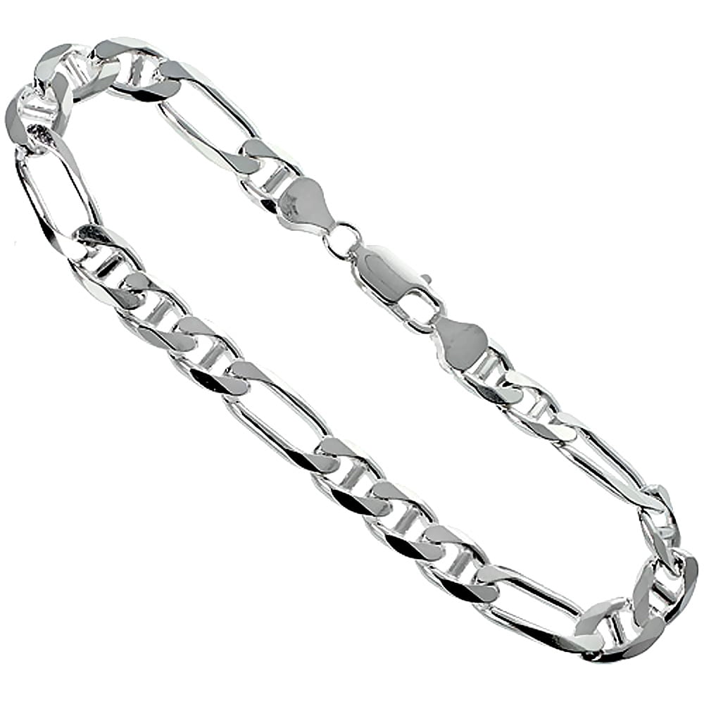 925 Sterling Silver Solid Figaro Gucci 
