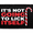 It's Not Going to Lick Itself, variant on Cotton Headed Ninny Muggins White Morale Patch - Removable Patch