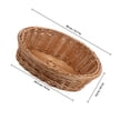 thumbnail image 2 of ELAYARD Woven Pantry Storage Basket Brown - Kitchen Organizer for Homeowners, 1 Piece, 2 of 8