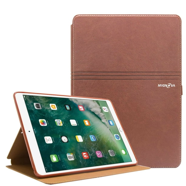 Egyptische Eigendom Misleidend New iPad Air 3rd Gen Case ,iPad Pro 10.5 inch Case,Mignova synthetic  leather smart case with automatic sleep/wake for Apple iPad Air 3rd Gen/iPad  Pro 10.5 inch 2017 release-Brown - Walmart.com