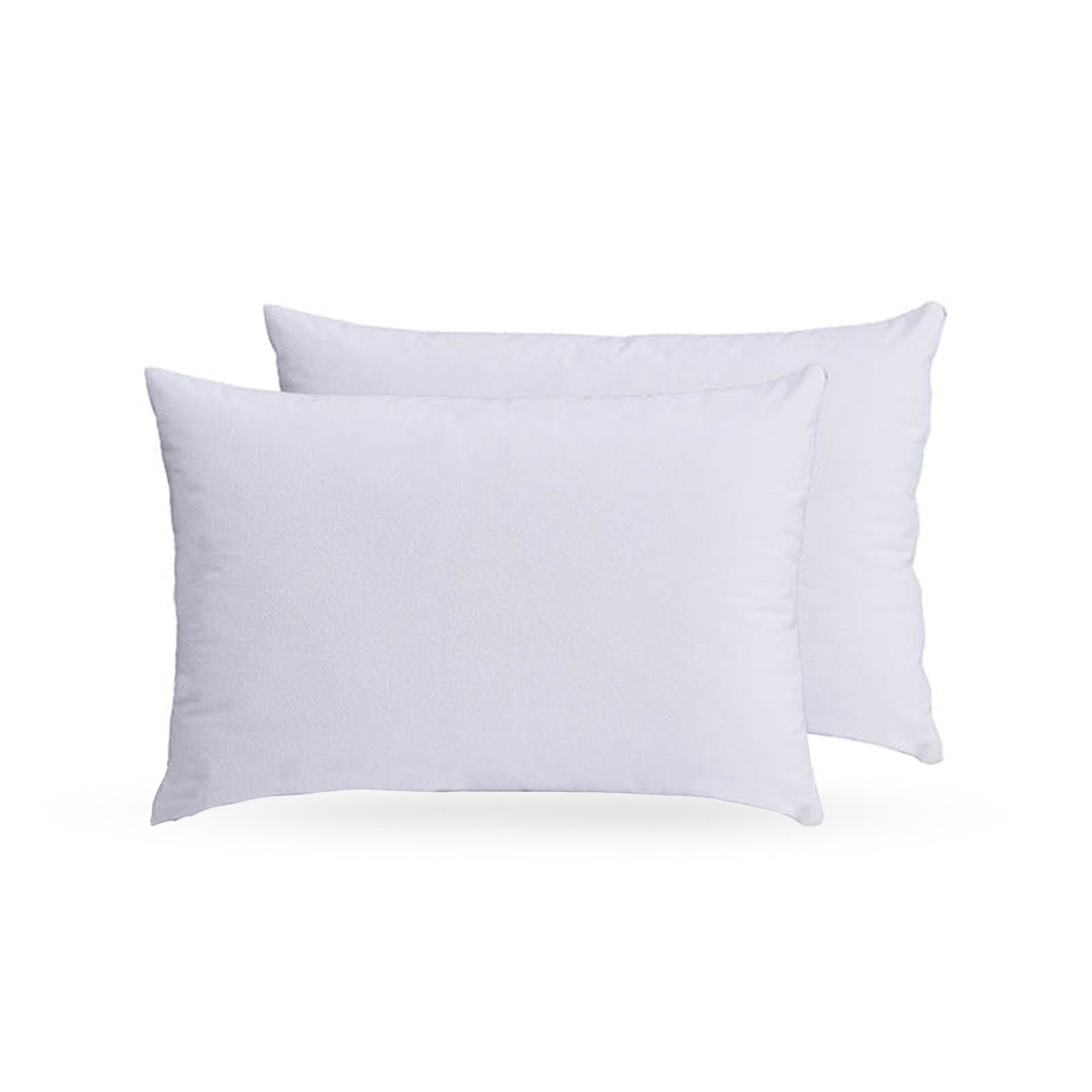 Bamboo Pillow Case Protector Set of 2, Queen White Pillow Cases