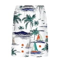 thumbnail image 6 of Thousandth Men's 2 in 1 Swim Trunks Casual Trendy Quick Dry Board Shorts Compression Liner Elastic Drawstring Loose Summer Vacation Pants for Swimming Surfing, 6 of 8