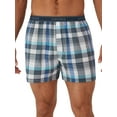 thumbnail image 4 of Underwear Boxers Pack, 2-Pack, Moisture-Wicking Boxer Underwear for Men, Plaid, 4 of 11