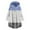 Blue 1, variant on UAMVSH Fuzzy Sherpa Hoodie Jackets for Women Color Block Warm Winter Plush Fleece Long Sleeve Button down Hooded Sweatshirts(X-Large,Gray 1)