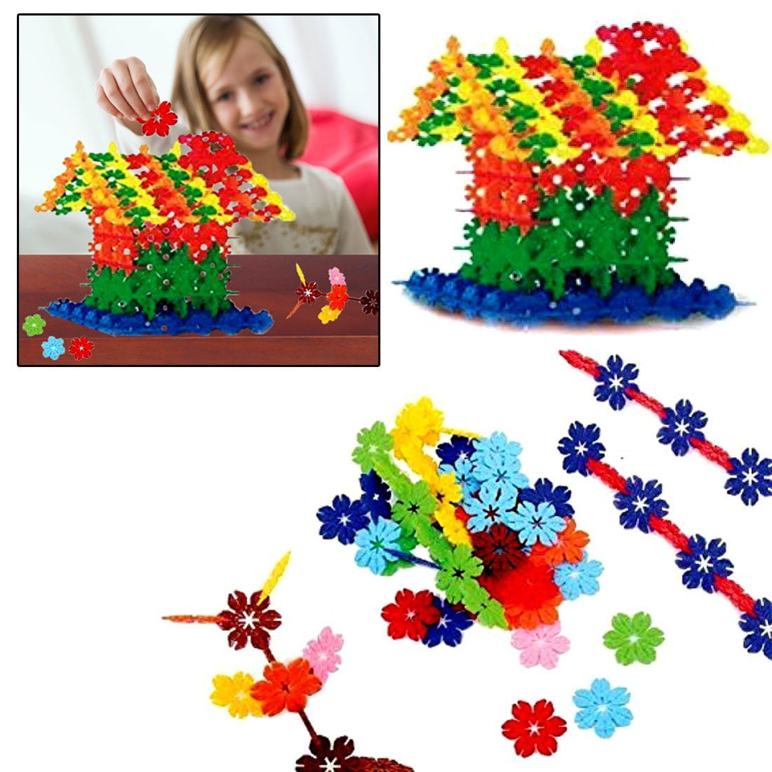 Snowflakes Connect Engineering Toy Building Learning Educational Toys Creativity 