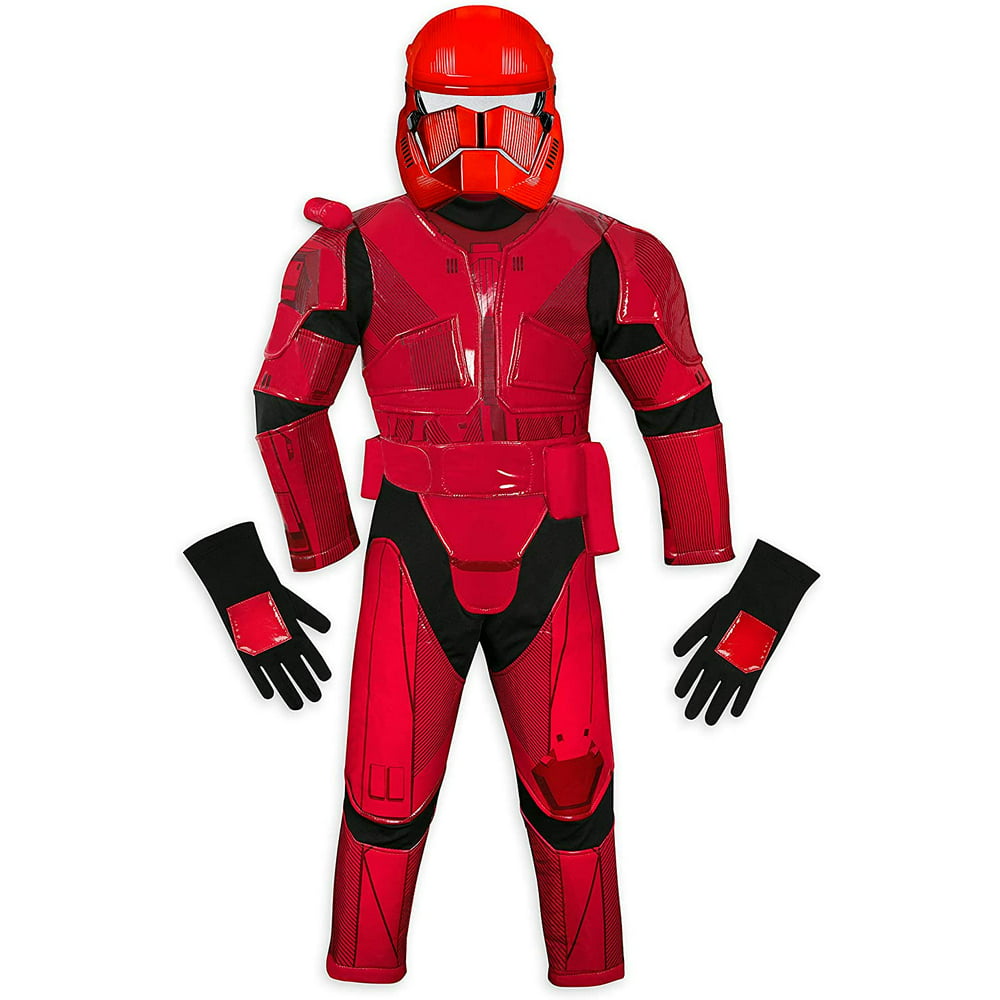 Disney Store Star Wars Red Sith Storm Trooper Boys Costume