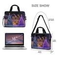 thumbnail image 3 of 16" Laptop Briefcase for Work Travel Laptop Shoulder Bag Carrying Handbag Laptop Case Christmas Trees with Lights, 3 of 8