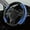 Blue, variant on Leather Steering Wheel Cover - Made with PVC Leather - Anti-Slip, Universal Fit 14 1/2 inches to 15 inches - Beige