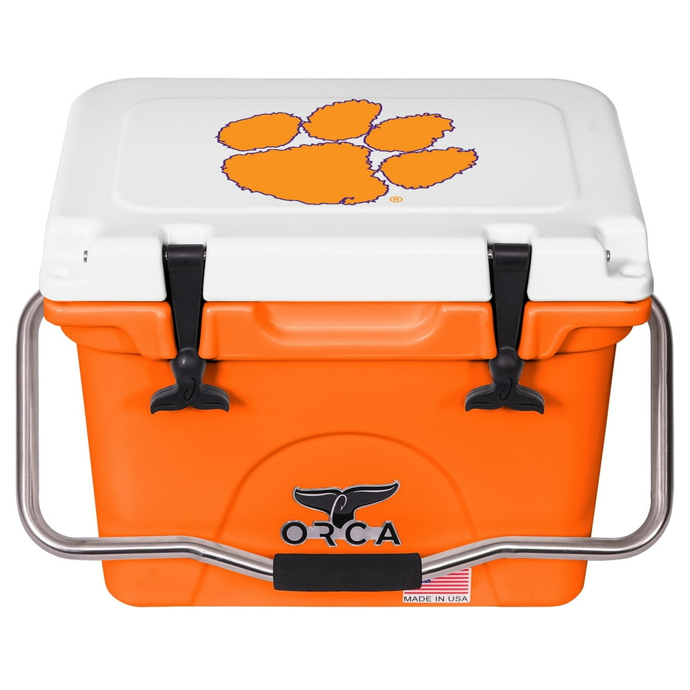 Clemson Tigers ORCA 20Quart HardSided Cooler Orange