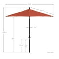 thumbnail image 5 of California Umbrella 9' Patio Umbrella in Sunset, 5 of 5