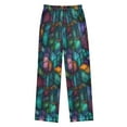 thumbnail image 2 of FORMRS Kids Pajama Pants with Pockets Size 13-14Y Boys Lounge Sleep Bottoms, Stained Glass Pattern, 2 of 8
