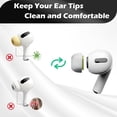 thumbnail image 6 of GJX Memory Foam Replacement Ear Tips for Pro 1 & 2 Gen,Ultra Soft Noise Cancelling Earbud Tips,Secure Non-Slip Fit,Pain-Free Listening,Black,Multi-Size Pack (Xs\\/S\\/M\\/L), 6 of 7
