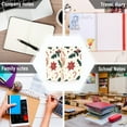 thumbnail image 6 of FORMRS 1-Subject Spiral Notebook 8" x 5" College Ruled 60 Refillable Sheet A5 Hard Cover, Beige Christmas Candy Canes, 6 of 7
