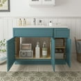 thumbnail image 3 of 45" Freestanding Bathroom Vanity Cabinet without Top in Sea Green, 3 of 6