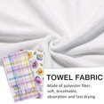 thumbnail image 4 of Hello Spring Pansy Flower Kitchen Dish Towels Set of 2, Purple Floral Just Bloom Hand Towels Drying Baking Cooking Cloth, Plaid Check Farmhouse Seasonal Home Kitchen Decor 18x26 Inch, 4 of 6