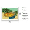 thumbnail image 2 of Still Life of Oranges and Lemons with Blue Gloves - From an Original Color Painting by Vincent Van Gogh c.1889 - Bamboo Fine Art 290gsm Paper Print (Unframed) 24x32in, 2 of 4