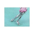 thumbnail image 5 of Fun Flirty Pink Tinkerbell Sparkle Wings Crystal Rhinestone Fashion Necklace, 5 of 6