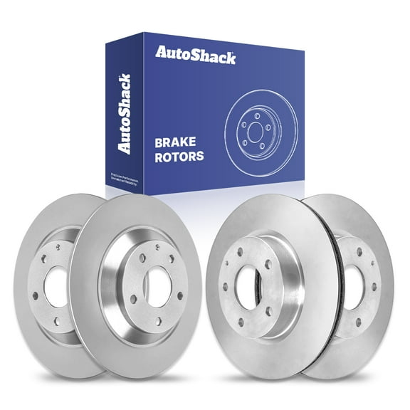 AutoShack Front & Rear Brake Rotors | Replacement For 2013-2015 Mazda CX-5 2.0L 2.5L AWD FWD | 4-PC Set