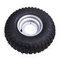 thumbnail image 2 of Neumático Sin Cámara 16x8-7 Con Llanta, Estructura De Capa Robusta Neumático Sin Cámara De 7 Pulgadas Compuesto De Caucho Anticorte Para ATV UTV Quad Off Road Go Kart Carro De, 2 of 7