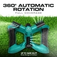 Joeys Sprinkler for Yard, YPF5 Rotating Garden Sprinkler for Large Area