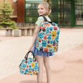 thumbnail image 5 of ALAZA Backpack Set Cute Blue and Yellow Animals Elementary School Bags Student BookBag with Lunch Bag, 5 of 6