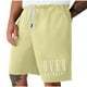 thumbnail image 1 of Mens Casual Shorts Lace-Up Elástico Cintura Bolsillo Ejercicio Fitness Hogar Pantalones de Media Longitud para Diario, 1 of 4