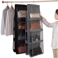 thumbnail image 4 of 6/8 Pockets Handbag Storage Organizer Foldable Hanging Purse Organizer, 4 of 6