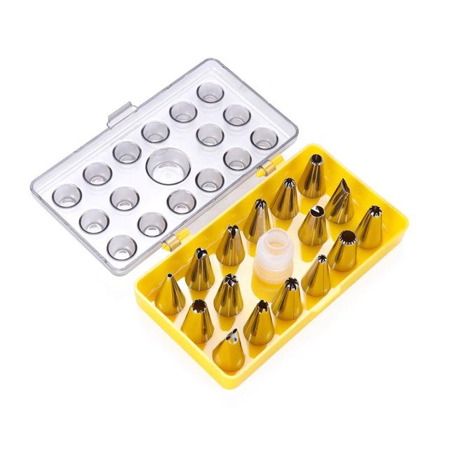 Juego De Boquillas Para Decoración De Pasteles, 18 Uds., Decoración Diy, Puntas Para Manga Pastelera, Juego De Decoración De Pasteles, Fácil De Operar Para El Hogar, Cocina, Pastel, Galleta Kearding HA021346-00