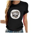 thumbnail image 1 of Blusa suelta estampada con cuello redondo y manga corta para mujer OAVQHLG3B Store  lin121212, 1 of 5